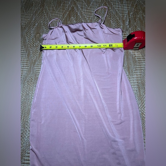 Active USA Women's Pink Satin Mini Dress, Spaghetti Straps, Size L, NWT - Picture 7 of 8
